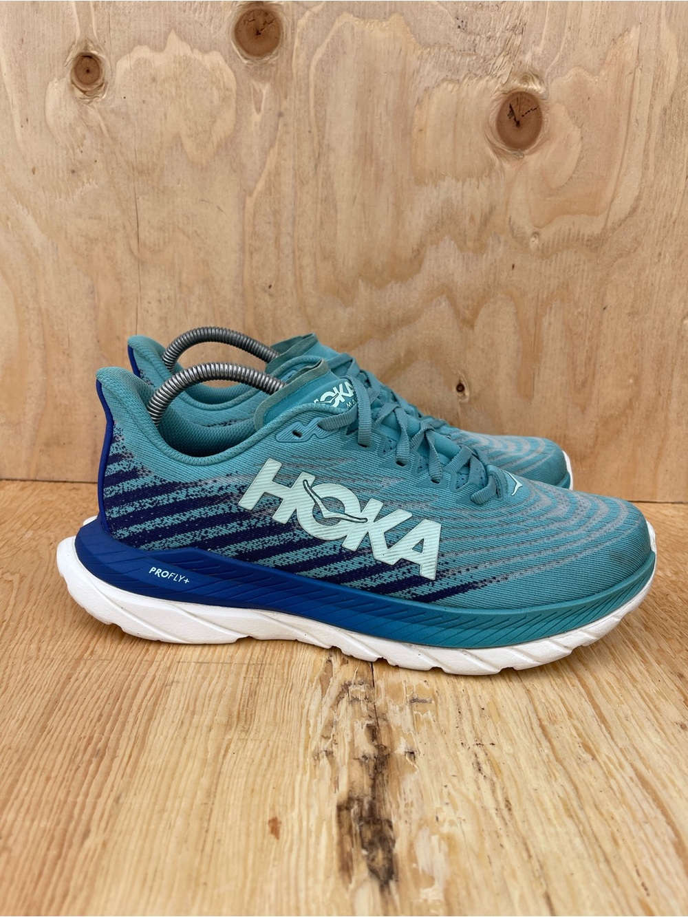 HOKA One One Mach 5 Shoes Womens Size 9.5 Running Blue